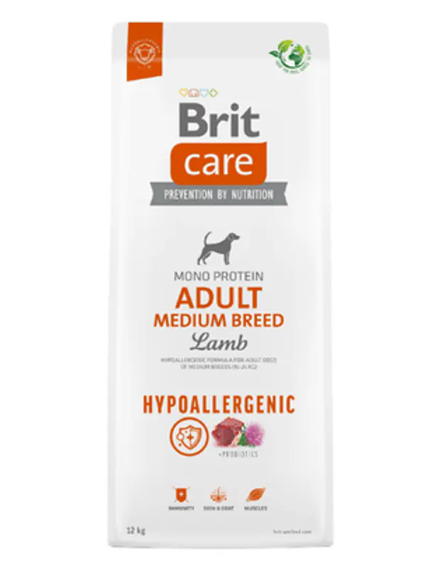 Brit Care Perro Adulto Medium Breed Lamb - Alimento Super Premium Hipoalergenico 2