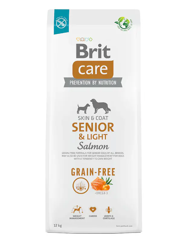 Brit Care Perro Senior & Light Salmon - Alimentos Super Premium Hypoalergenic  2