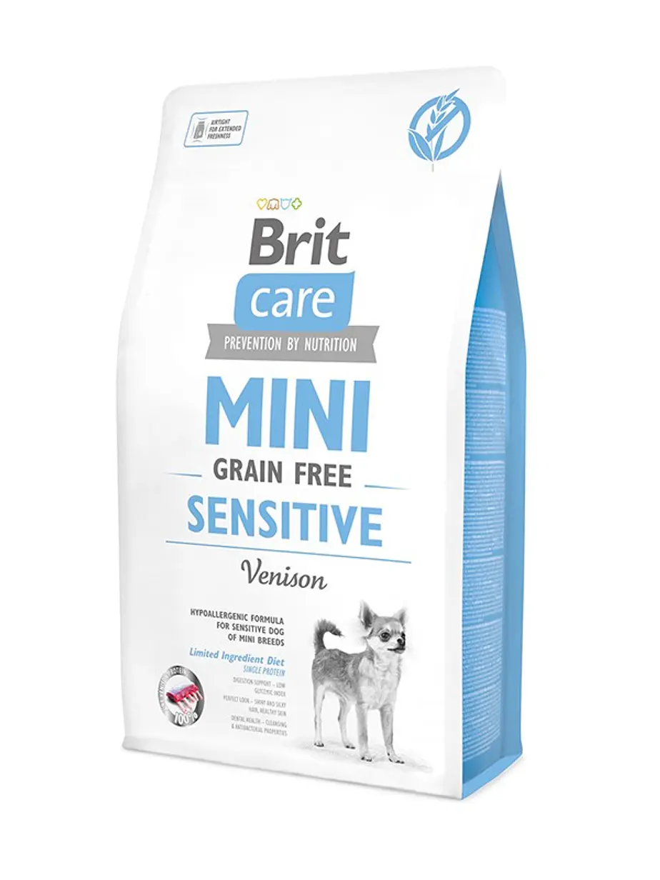 Brit Care Perro Mini Sensitive Venisson - Alimento Super Premium Hipoalergenico 1