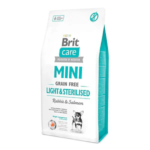 Brit Care Perro Mini Light y Esterilizado - Alimento Super Premium Hipoalergenico
