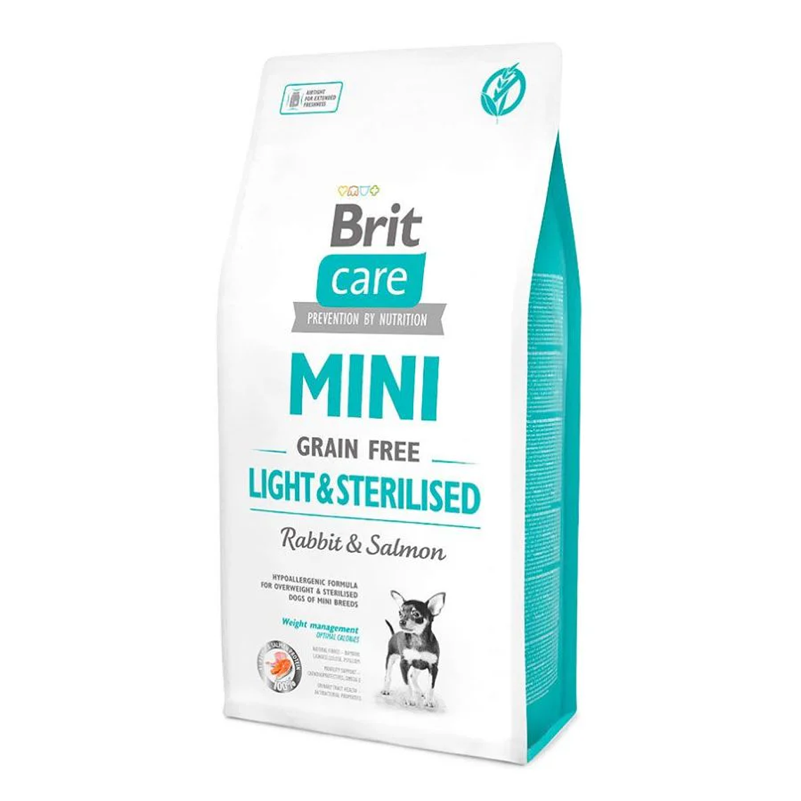 Brit Care Perro Mini Light y Esterilizado - Alimento Super Premium Hipoalergenico 1