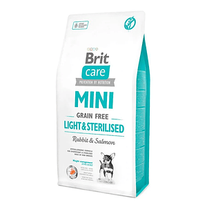 Brit Care Perro Mini Light y Esterilizado - Alimento Super Premium Hipoalergenico