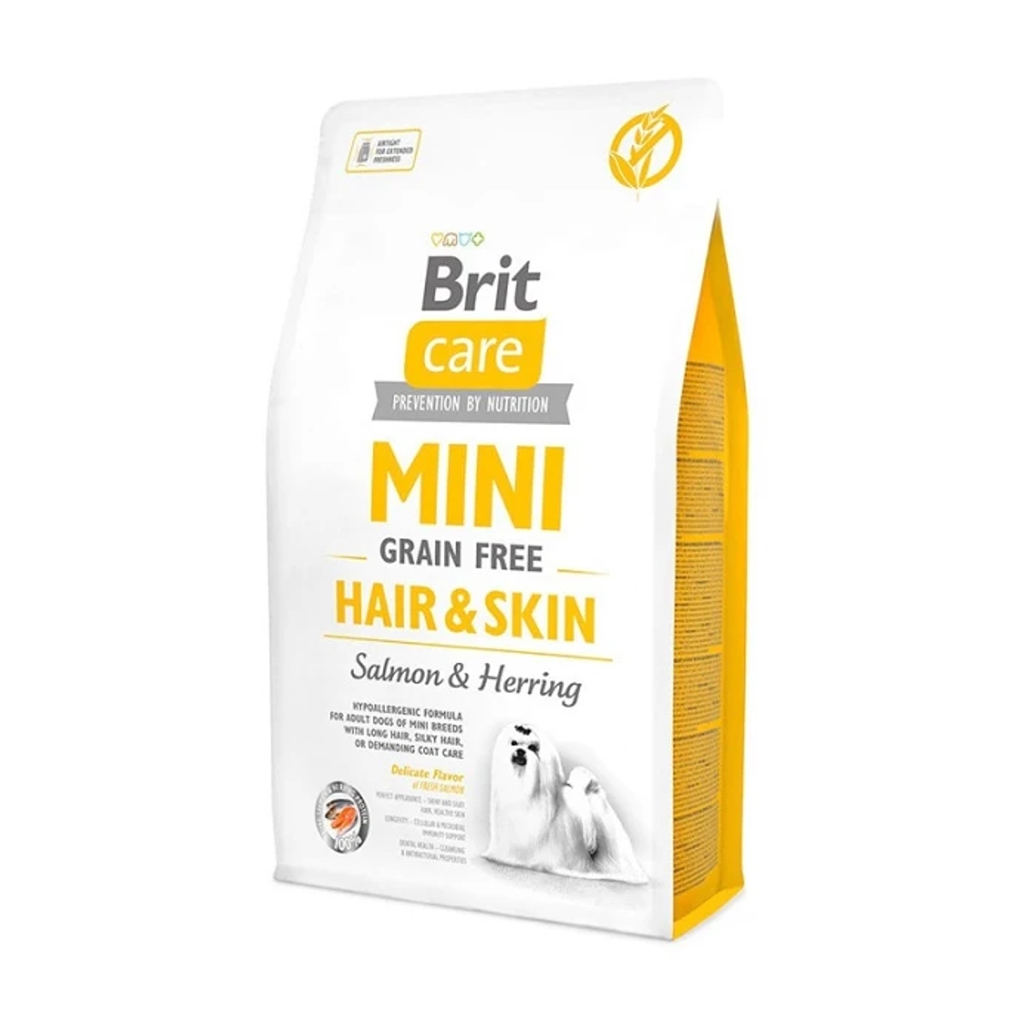 Brit Care Perro Mini Hair & Skin de Salmon & Herring - Alimento Super Premium Hipoalergenico 1