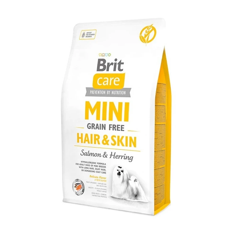 Brit Care Perro Mini Hair & Skin de Salmon & Herring - Alimento Super Premium Hipoalergenico 1