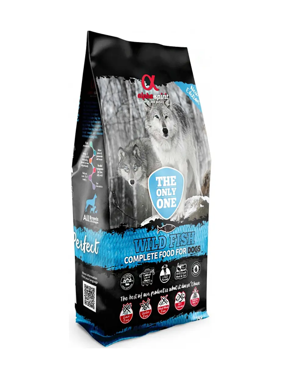 Alpha Spirit Perro Adulto Wild Fish - Alimento Super Premium Grain Free 1