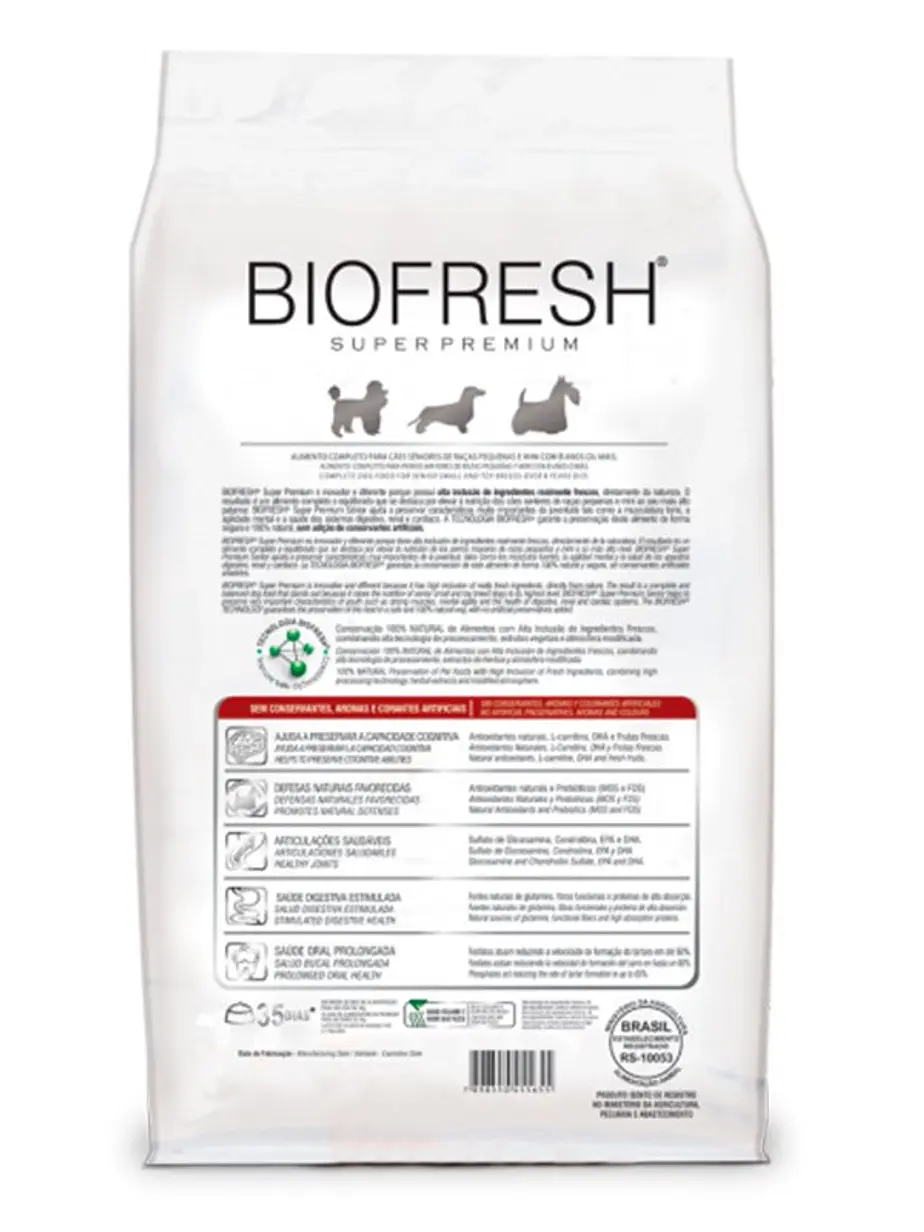 Biofresh Perro Senior Razas Pequeñas y Mini 2