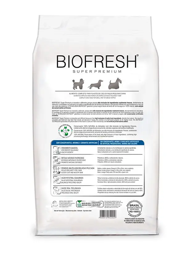 Biofresh Perro Cachorros Raza Pequeñas y Mini 2