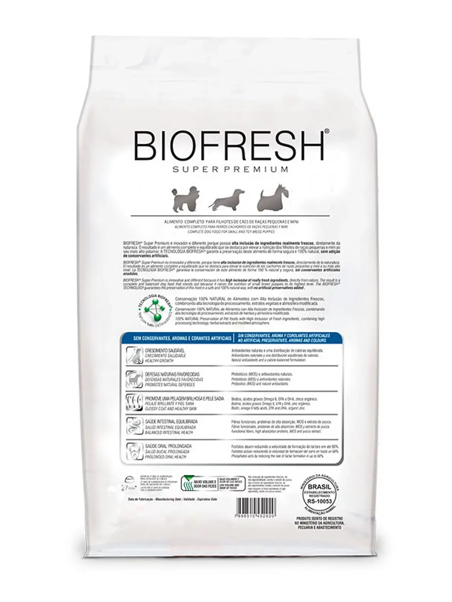 Biofresh Perro Cachorros Raza Pequeñas y Mini 2