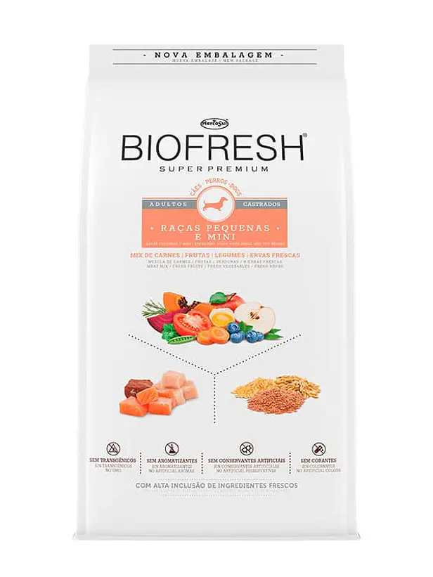 Biofresh Perro Adultos Castrados Razas Pequeñas y Mini 1
