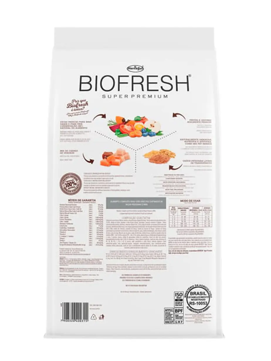 Biofresh Perro Adultos Castrados Razas Pequeñas y Mini 2