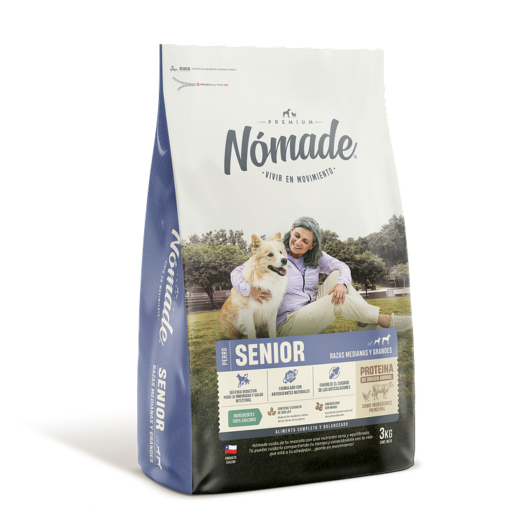 Nomade Perro Senior Razas Medianas y Grandes 1