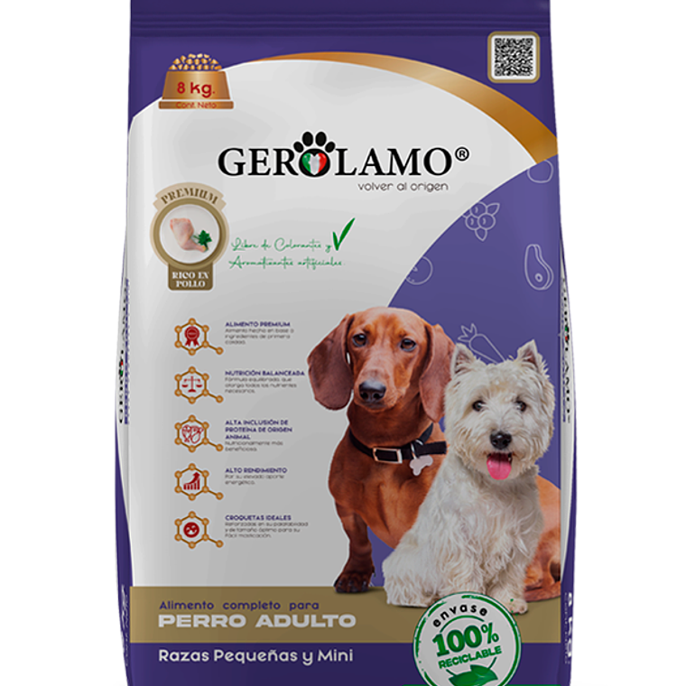 Gerolamo Perro Adulto Raza Pequeña y Mini 1