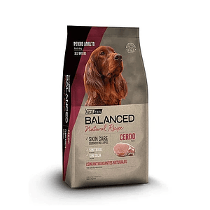 Vitalcan Balanced Natural Recipe Perro Adulto Sabor Cerdo – Alimento Premium