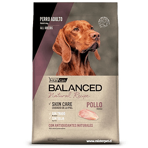 Vitalcan Balanced Natural Recipe Perro Adulto Pollo – Alimento Premium Natural