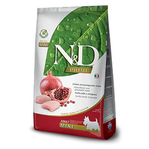 N&D Prime Perro Adulto Mini Breeds Pollo y Granada
