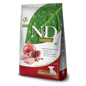 N&D Prime Perro Cachorro Mini Breeds Pollo y Granada