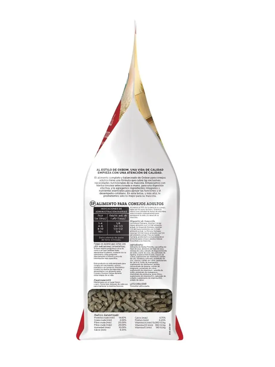 Alimento Oxbow Essentials para Conejo Adulto 2.25 Kilo - Alimento premium para Conejos 3