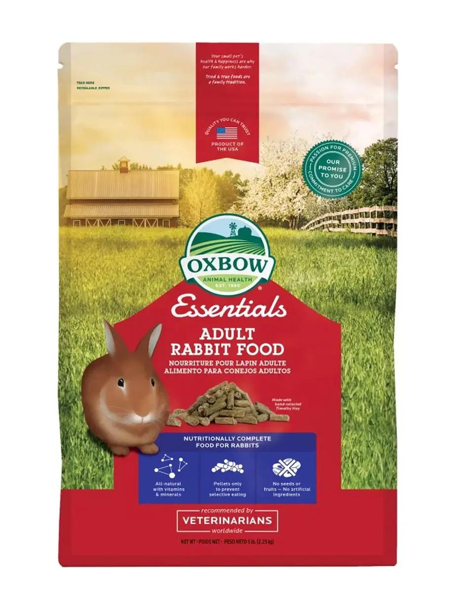 Alimento Oxbow Essentials para Conejo Adulto 2.25 Kilo - Alimento premium para Conejos 1