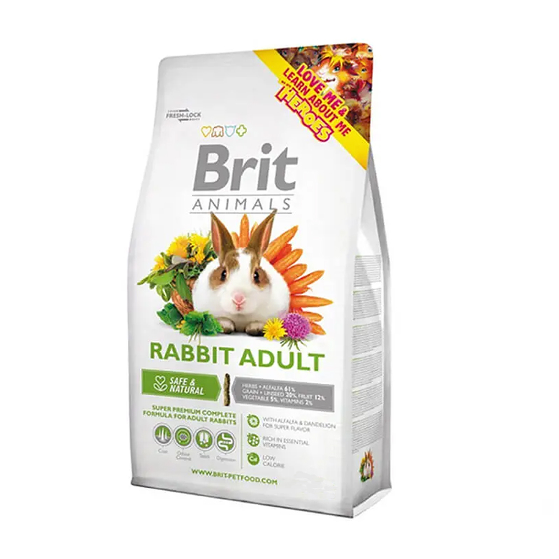 Brit Animals Conejo Adulto 1.5 Kilo 1