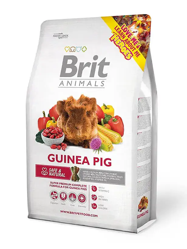 Brit Animals Guinea Adulto 1.5 Kilo - Alimento premium para Cuy 1