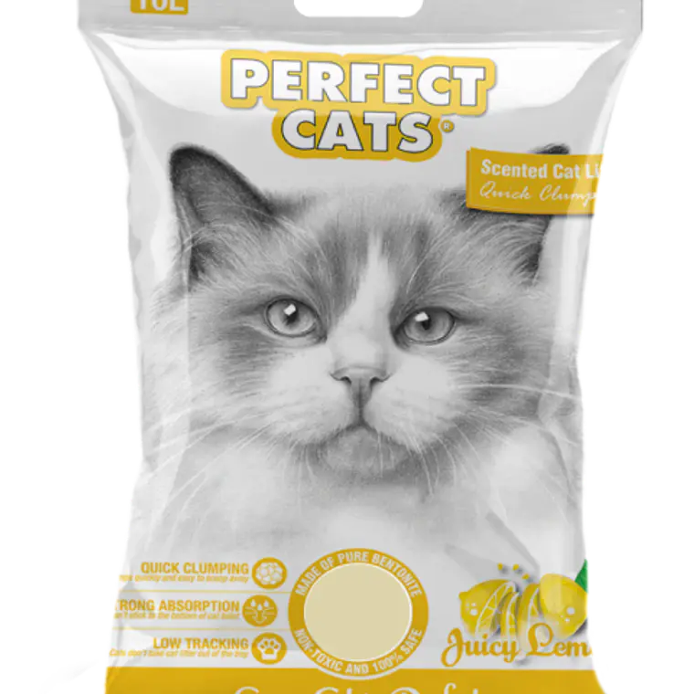 Arenas Perfect Cats Aromas Oferta 3 Unidades 7 Kilos C/U– Pack Total 21 kg para Gatos 4