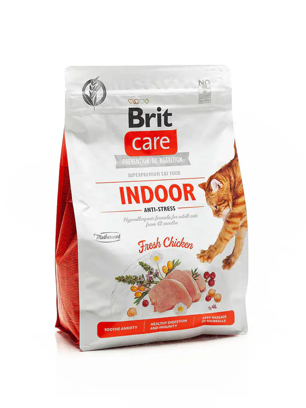 Brit Care Gato Indoor Anti-Stress- Alimento Super premiun Grain Free 1