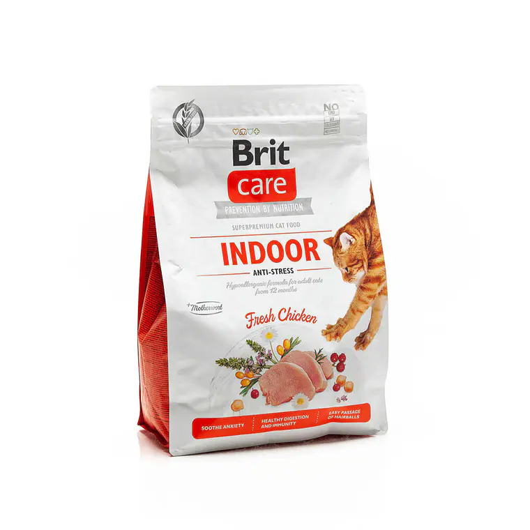 Brit Care Gato Indoor Anti-Stress- Alimento Super premiun Grain Free 1