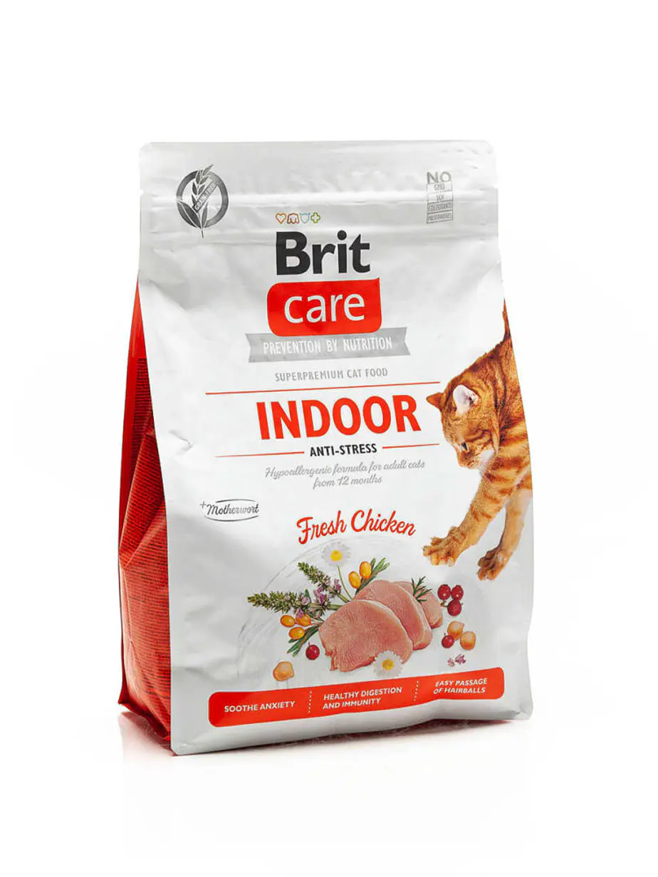 Brit Care Gato Indoor Anti-Stress- Alimento Super premiun Grain Free 1