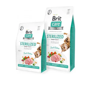 Brit Care Gato Sterilized Urinary Health- Alimento Super premiun Grain Free
