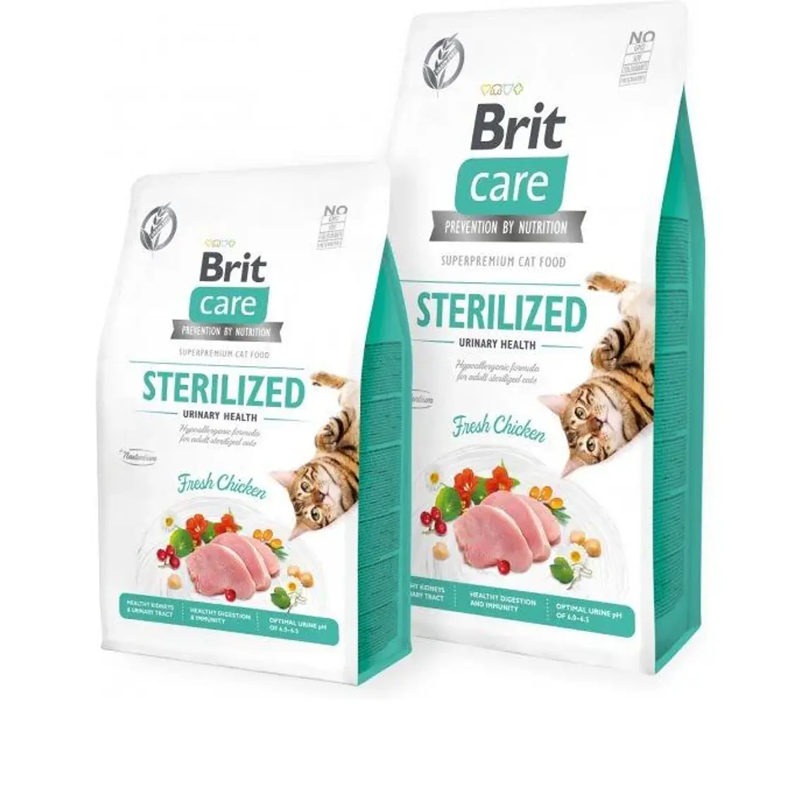 Brit Care Gato Sterilized Urinary Health- Alimento Super premiun Grain Free 2