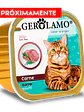 Gerolamo Pate Gato Adulto Sabor Carne - 300 Gramos - Alimento Humedo para gatos adultos - Miniatura 1