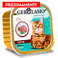 Gerolamo Pate Gato Adulto Sabor Carne - 300 Gramos - Alimento Humedo para gatos adultos - Miniatura 1