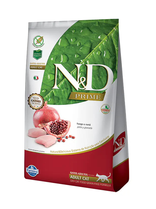 N&D Prime Gato Adulto Pollo Granada - Alimento Super Premium Grain Free 1