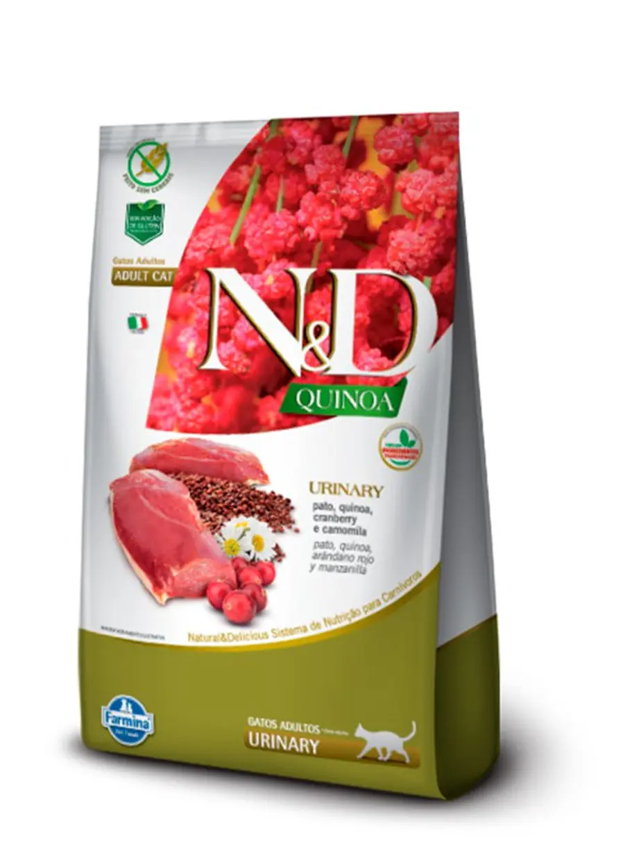 N&D Quinoa Gato Adultos Urinary - Alimento Super premium Grain Free 1