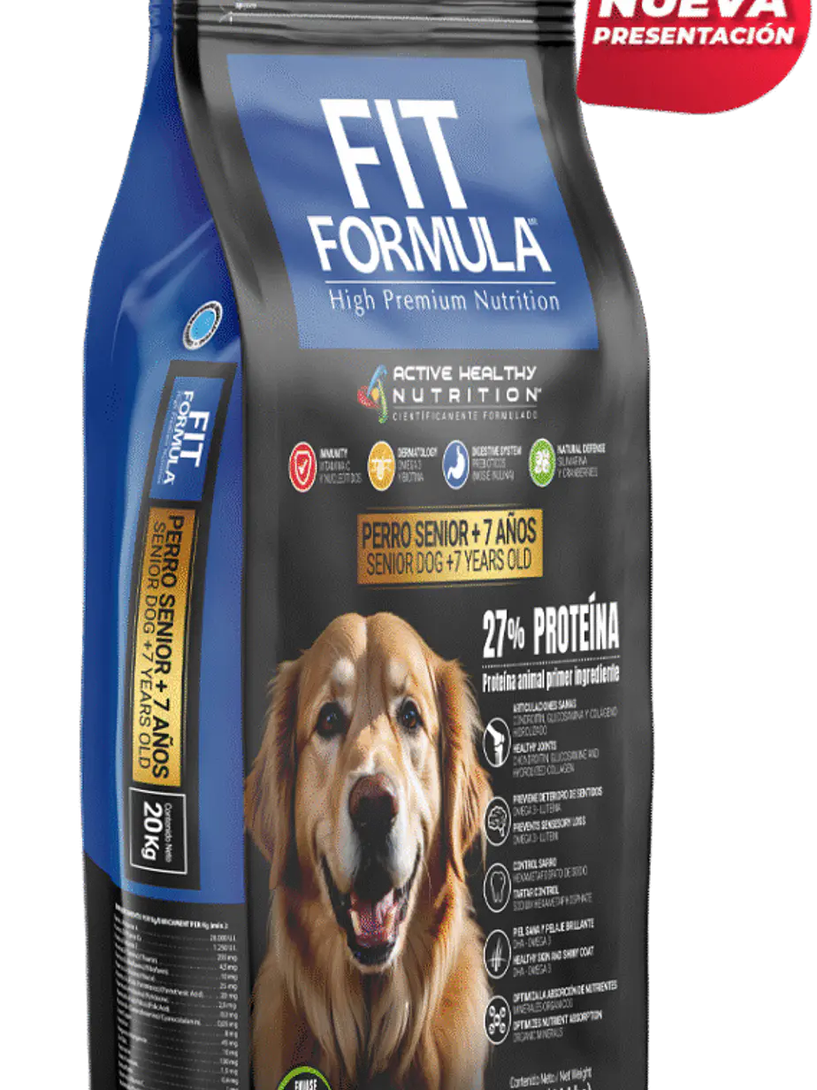 Fit Formula Perro Senior Razas Medianas y Grandes 20 kilo 1