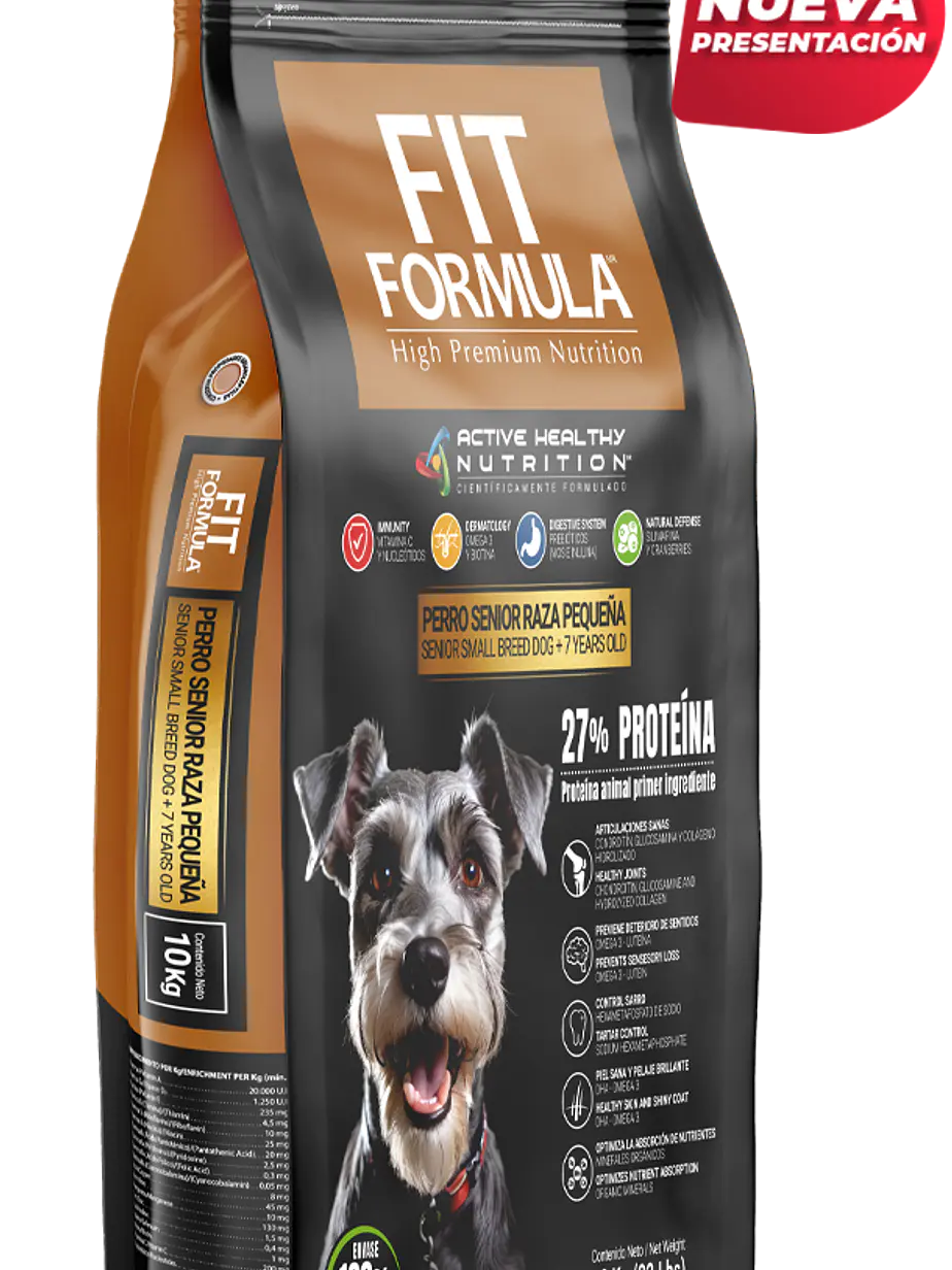Fit Formula Perro Senior Razas Pequeñas 10 Kilo 1