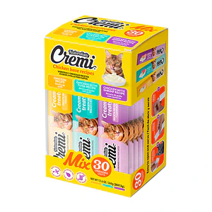 Cremi Naturalistic Box Chicken Food 30 Unidades - Snack Cremoso para gatos