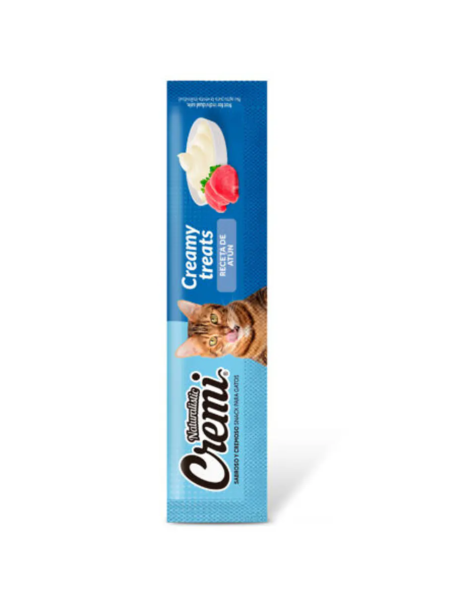 Cremi Naturalistic Tuna Recipe 5x12GR - Snack Cremoso para Gatos 2