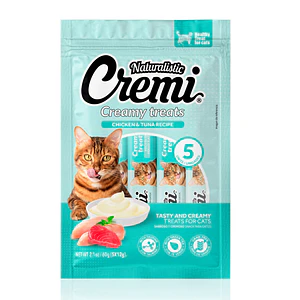 Cremi Naturalistic Pollo & Atun 60 gramos - Snack Cremoso para gatos