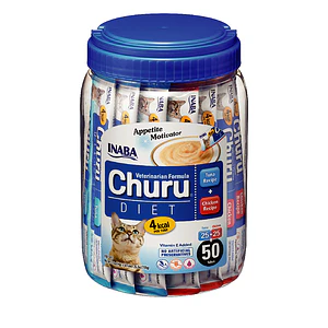 Churu Veterinary Diet atún y pollo Recipe – 50 Und - Snack Cremoso para gatos
