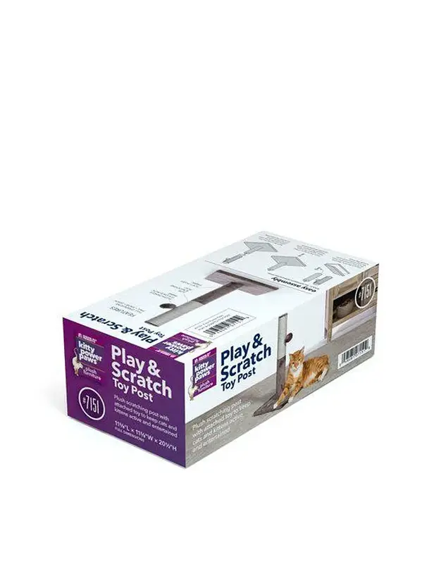 Rascador Tubo Prevue con Juguete para gatos - Rasguñador para gato 2