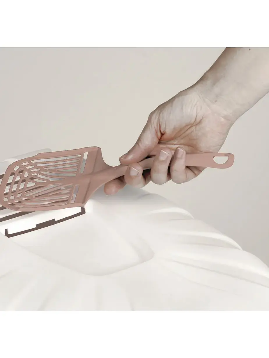 Baño Sanitario Komoda con Puerta y Filtro Azul 54x39x40 cms - Arenero para gatos 2