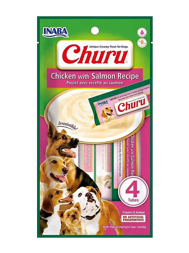 Churu Perro Pollo con Salmón - 4 tubos 14gr 1
