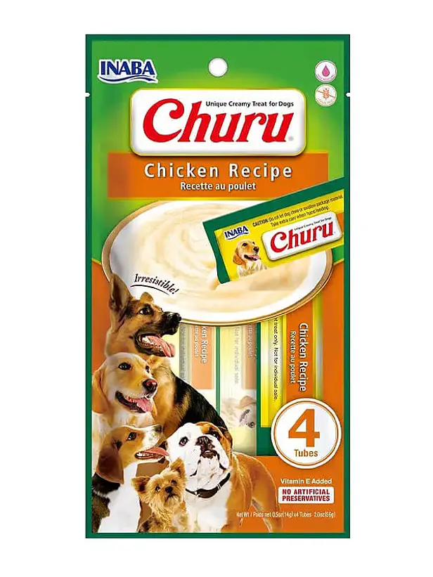 Churu Perro sabor Pollo - 4 tubos 14gr 1