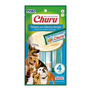 Churu Perro Pollo con Queso - 4 tubos 14gr