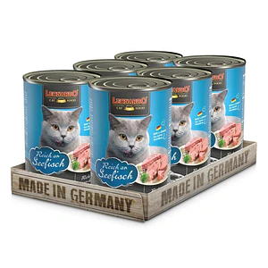 Pack Lata Leonardo Gato Quality Selection Adulto Pescado 400GR x 6 Unidades