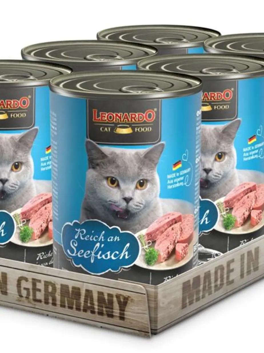 Pack Lata Leonardo Gato Quality Selection Adulto Pescado 400GR x 6 Unidades 1