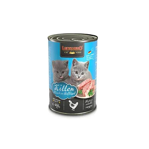 Pack Lata Leonardo Gato Quality Kitten 400 GR x 6 Unidades