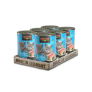 Pack Lata Leonardo Gato Quality Kitten 400 GR x 6 Unidades