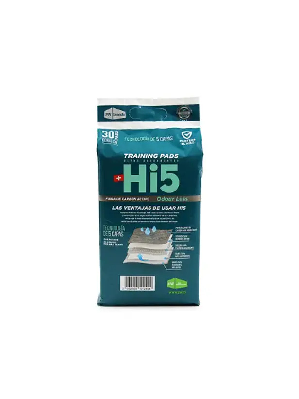 HI5 60x60 SABANILLAS CARBON ACTIVADO 30 UNIDAD 2